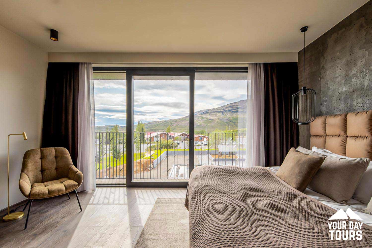 big window view from hotel 