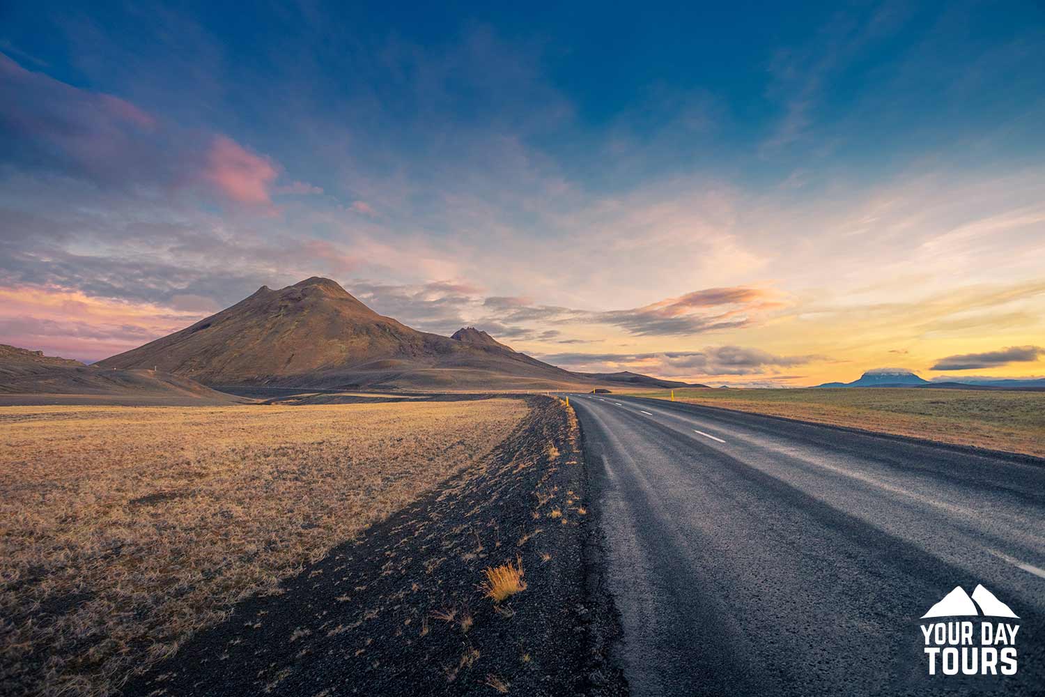 blue sky and yellow fields