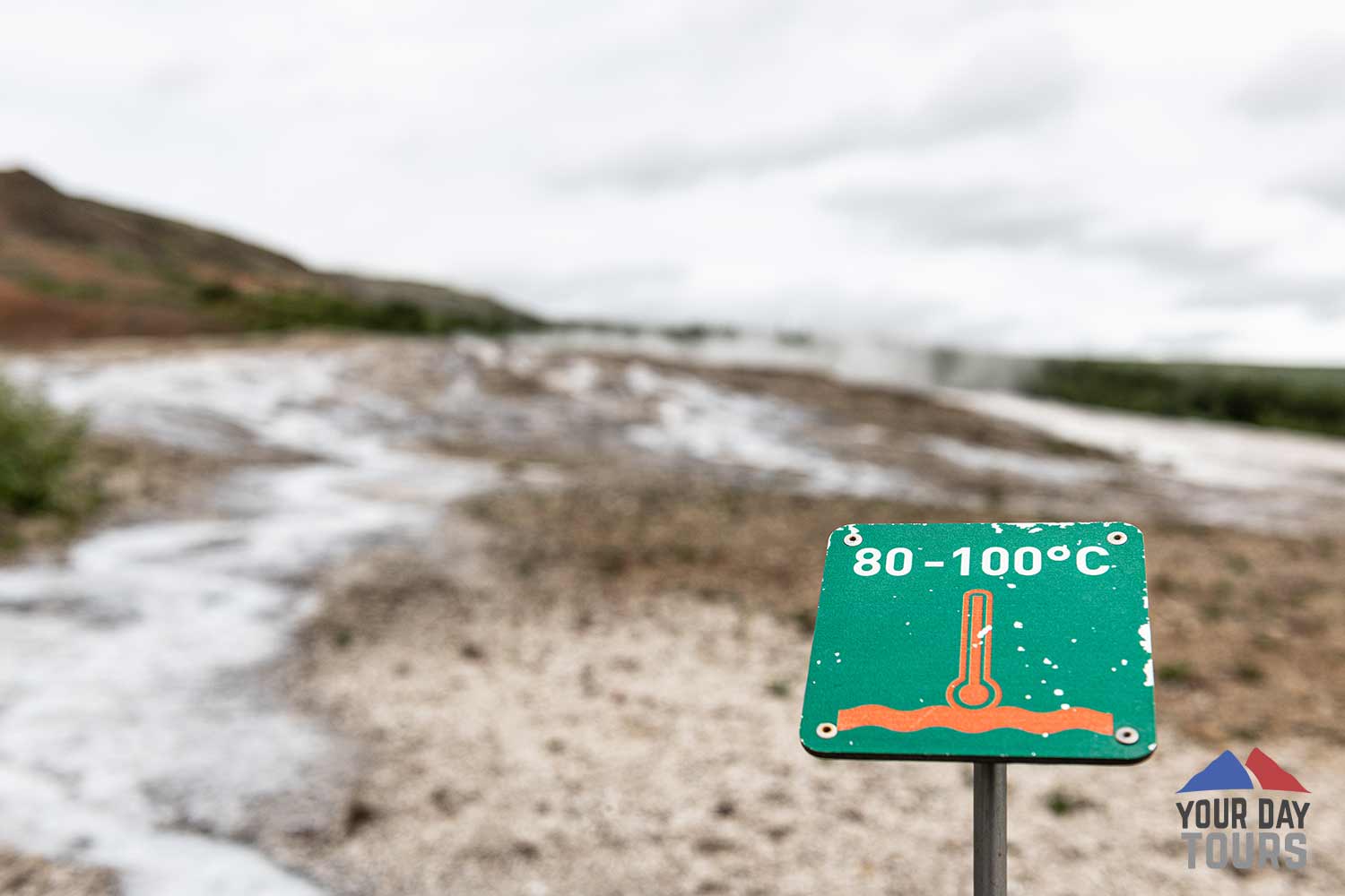 sing in geothermal area in iceland 