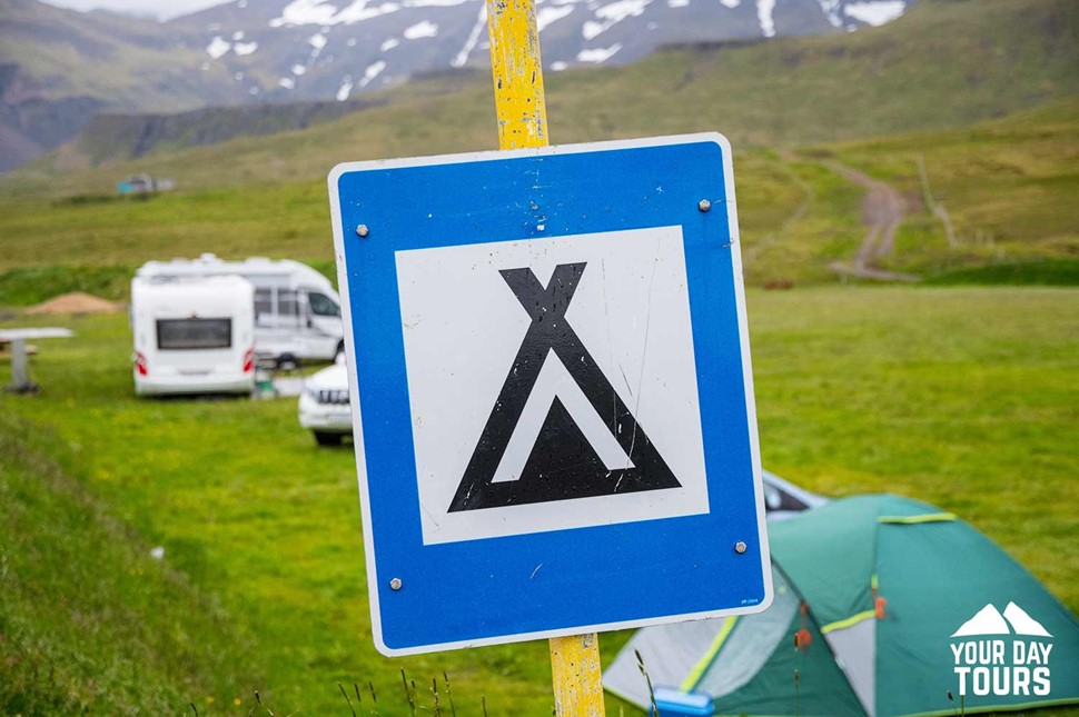 camping site in iceland