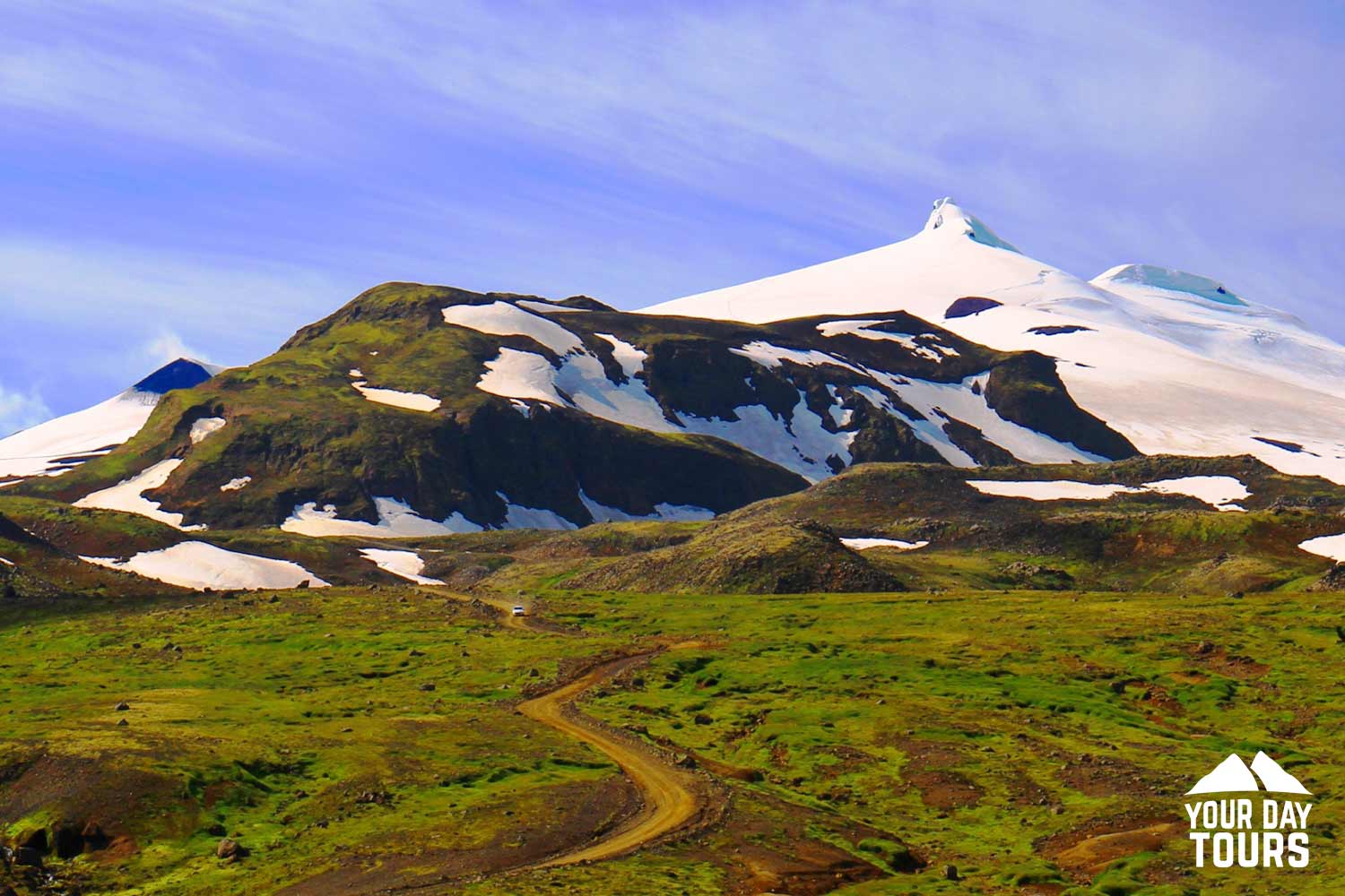 snaefellsjokull glacier in iceland