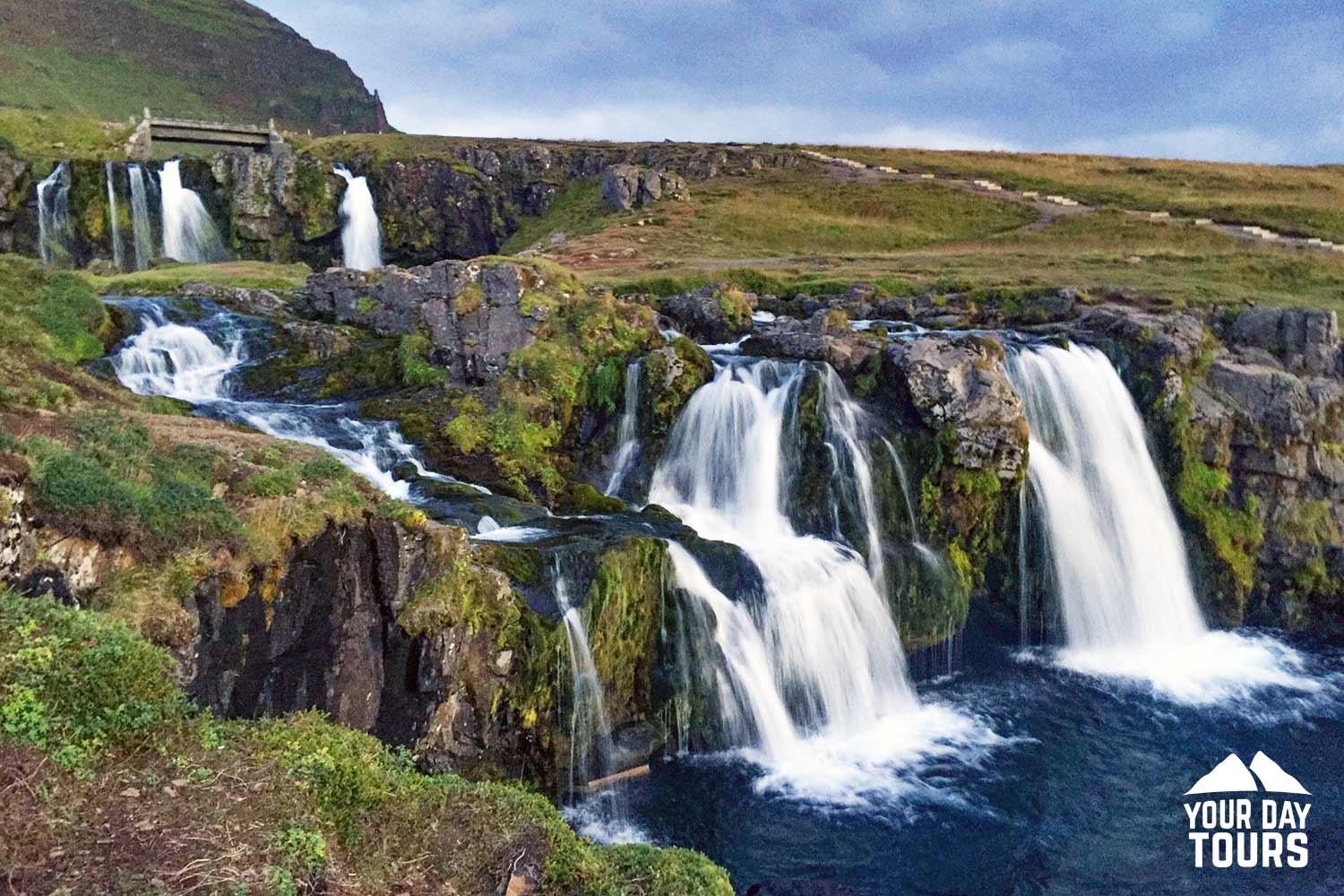 Kirkjufellfoss waterfall in iceland