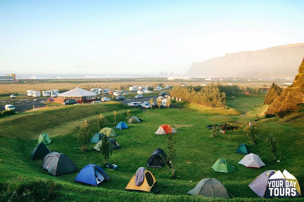 camping place in vik