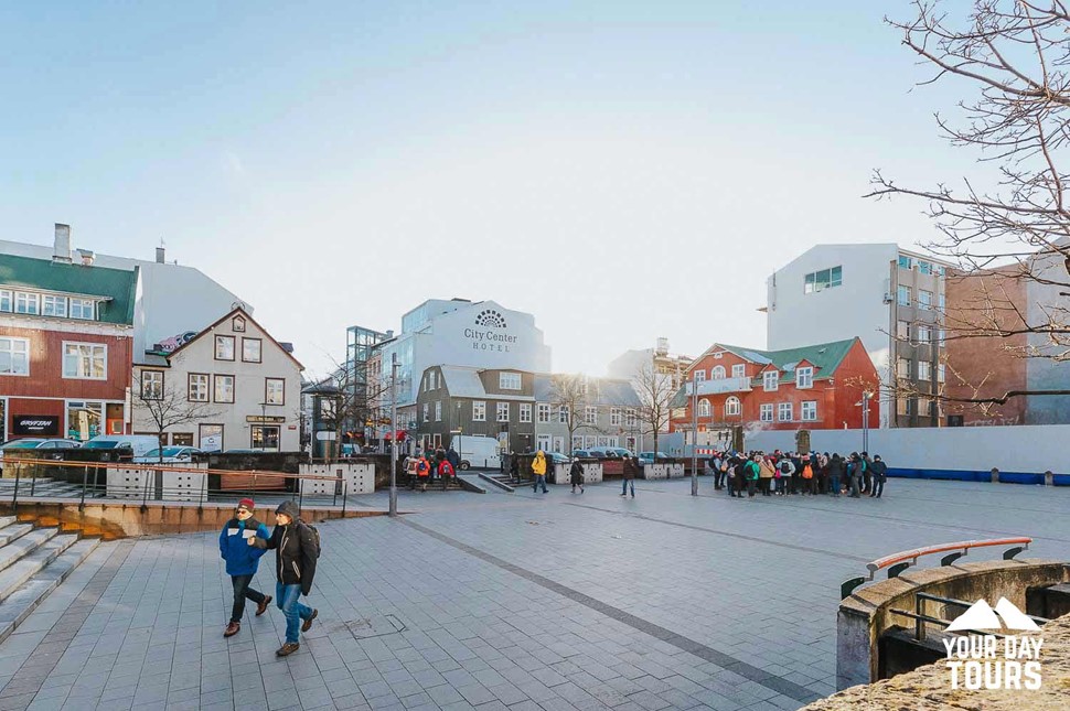 ingolfur square in reykjavik 