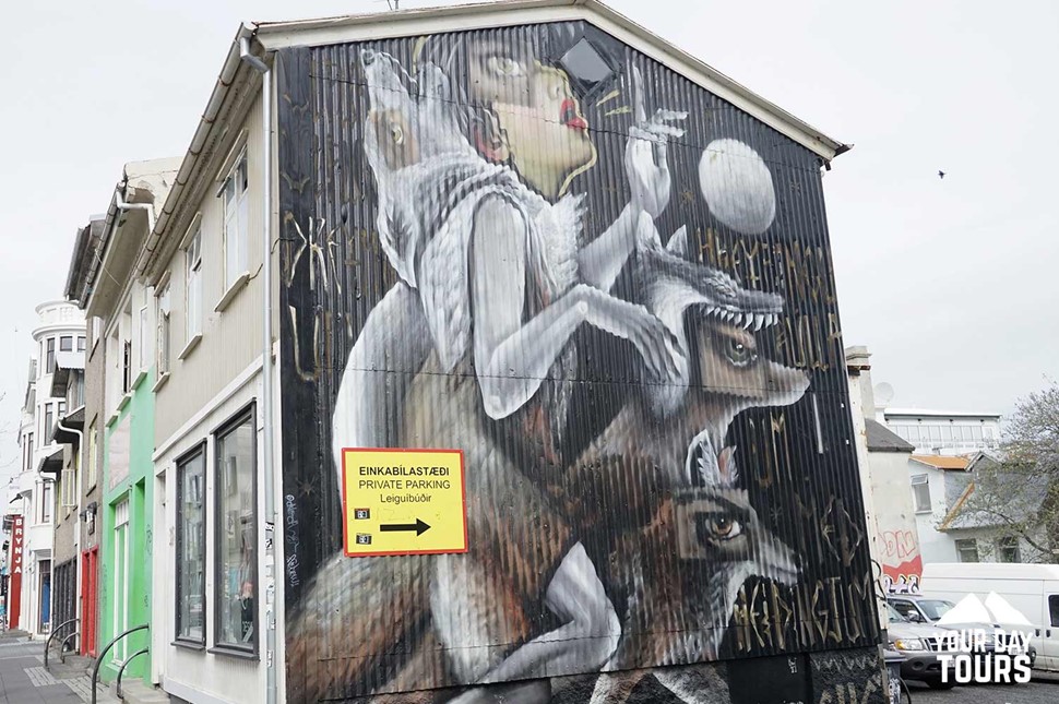 paintings of reykjavik city 