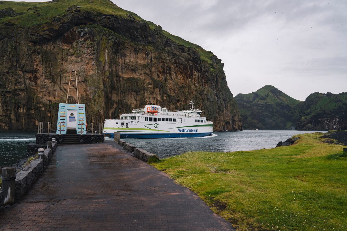 Ferry to Vestmannaeyjar islands