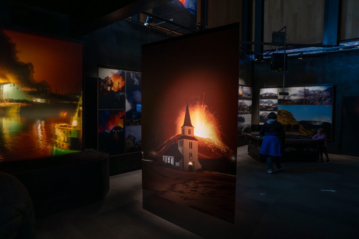 Eldheimar museum about volcano eruption