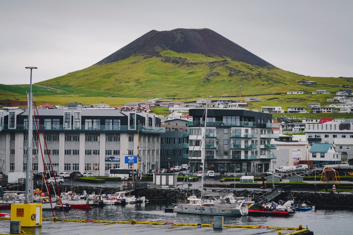 Harbor at Vestmannaeyjar islands