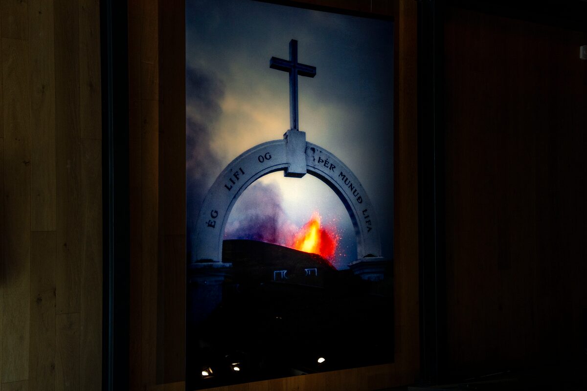 Photograph in Eldheimar museum